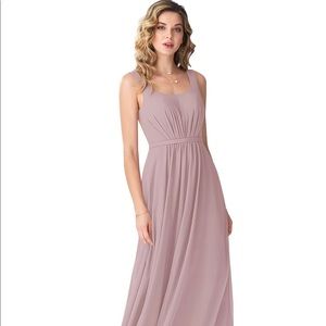Azazie Hunter Dress in Dusty Rose